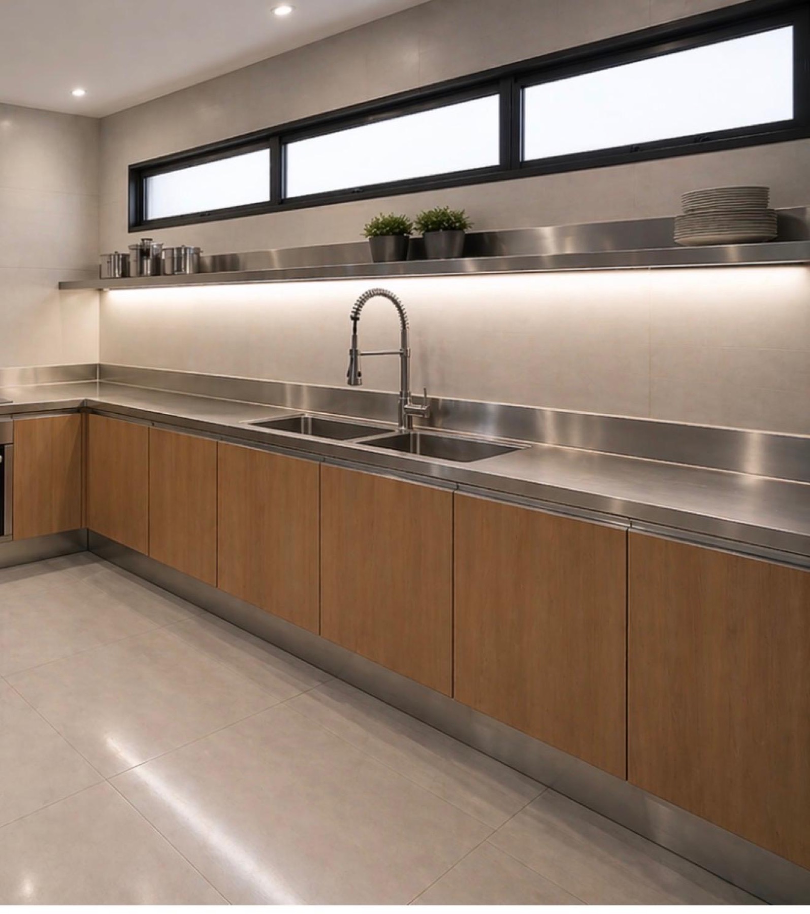 Cozinha planejada pronta em casa residencial